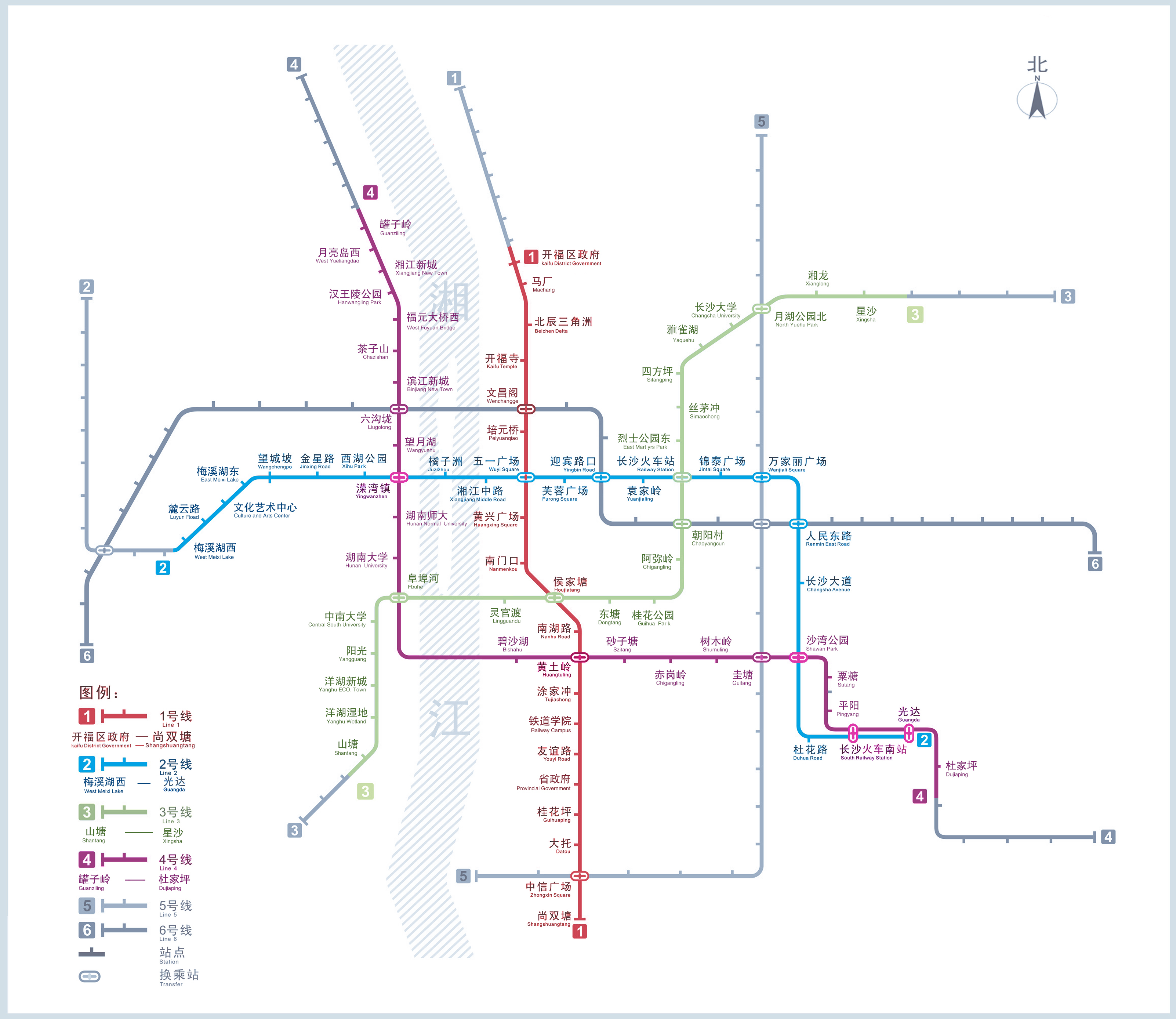 长沙轨道交通线路图（2026+ / 运营版） - 知乎